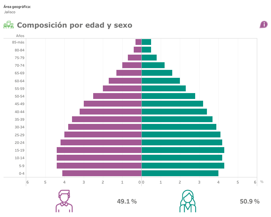 Piramide Poblacional De Mexico