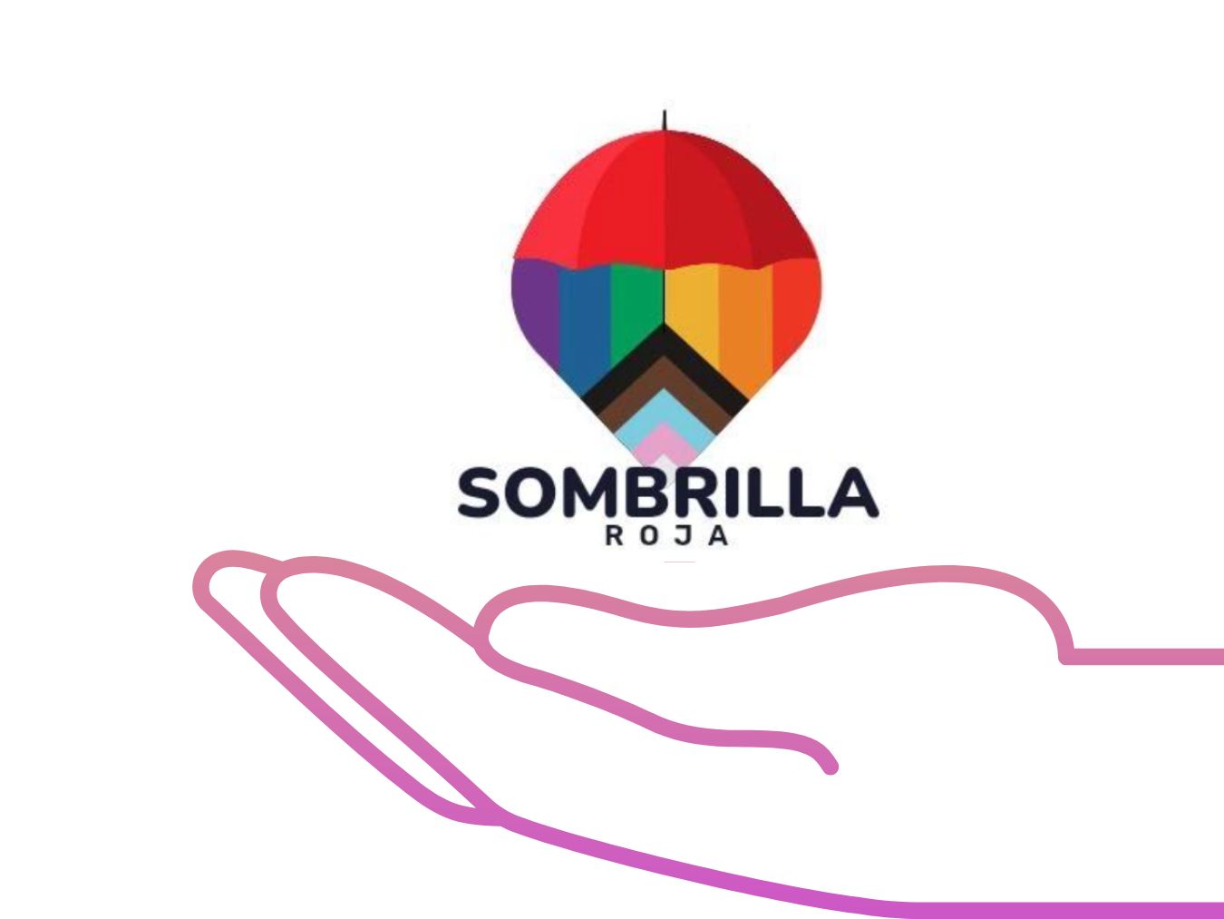 sombrilla roja